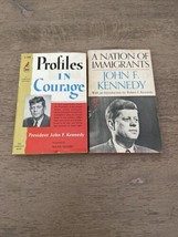 Two JFK Kennedy Paperback Novels A Nation of Immigrants &amp;  Profiles in Courage - £15.66 GBP