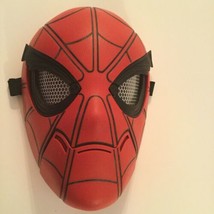 Spider Man mask Hasbro spider web Marvel adjustable red - £10.84 GBP
