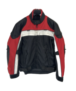 Xelement Motorcycle Jacket Men&#39;s Size Small Red White &amp; Black - $58.05 CAD