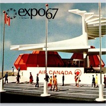 1960s Expo67 Montreal Air Canada Pavilion Official Vintage Unposted Postcard - £7.06 GBP