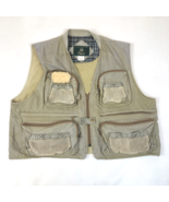 Vintage Orvis Fly Fishing Vest Zip front Pockets 100% Cotton Hong Kong S... - $67.90 CAD