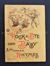 c1880s antique O.N.T. advertising ROCKA BYE BABY RHYMES BOOK nursery vic... - £53.36 GBP