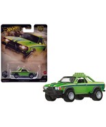 Subaru BRAT Utility Truck Green Metallic with Stripes &quot;HW Off Road&quot; Seri... - $764.59 MXN