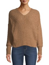 Time And Tru Women&#39;s Tape Yarn Pullover Sweater X-LARGE (16-18) Toasted Brown - £19.91 GBP