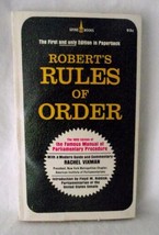 Parliamentary Robert&#39;s Rules Order Procedures Rachel Vixam Meeting Manual PB - £7.70 GBP