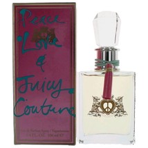 Peace Love &amp; Juicy Couture by Juicy Couture, 3.4 oz Eau De Parfum Spray for Wom - £47.09 GBP