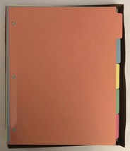 Lot Of 36 Sets In Box Avery Write-On Plain 5 Tab Assort Dividers For Ring Binder - £38.89 GBP