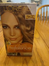 LOREAL Superior Preference 7 1/2A Medium Ash Blonde Cooler Hair Dye - £15.73 GBP