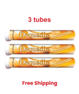 3 Tubes DEQUADIN Citrus Lozenges (Dequalinium) Sore Throat 24&#39;s - $33.27 CAD