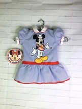 VTG Disney Minnie&#39;s Corner Youngland Mickey Mouse Sailor Dress Top Girls 2T USA - £96.64 GBP