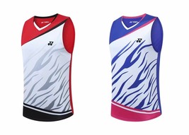 New Adult Kid Sports Tops Tennis Clothes Badminton Sleeveless T-Shirts Men&#39;s - £15.76 GBP