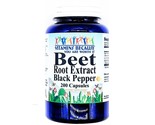 200 Capsules Beet Root 3000mg w/ Black Pepper 300mg 10:1 Extract - £14.07 GBP