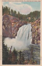 Upper Falls Grand Canyon Yellowstone National Park Wyoming WY Postcard B35 - $2.99