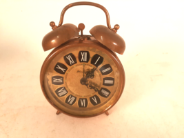Vintage Peg Leg Alarm Clock, Blessing, West Germany, Running, C-02 - £35.22 GBP