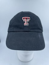 NIKE Texas Tech Hat Red Raiders Black Adjustable Dad Embroidered TTU - £11.58 GBP