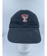 NIKE Texas Tech Hat Red Raiders Black Adjustable Dad Embroidered TTU - £11.45 GBP