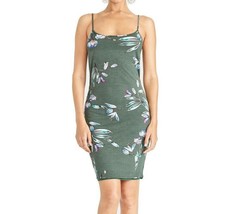 Rachel Roy Womens XS Sage Combo Lourdes Floral Twist Back Lined Mini Dress NWT - £28.84 GBP