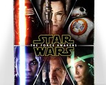Star Wars: The Force Awakens (3-Disc Blu-ray/DVD, 2016, Widescreen, Fold... - $7.68