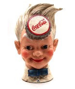 Vtg Sprite Boy Head Coca-Cola Coin Still Bank Cast Iron Coke Collectible - €86,84 EUR