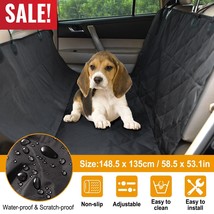 Luxury Pet Car Seat Cover W/ Seat Anchors For Car/Trucks - Waterproof &amp; Non Slip - £38.15 GBP
