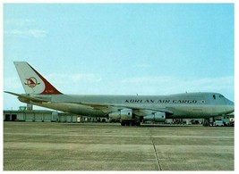 Korean Air Cargo Boeing 747 2B5F Airplane Postcard - £5.52 GBP