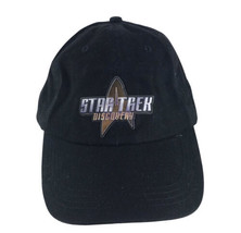 Star Trek Discovery Television Series Crew Strapback Hat Cap Black Adjustable - £33.46 GBP