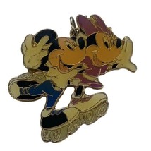 Disney Mickey and Minnie Skating Pendant Alex &amp; Ani Vintage 27.5MM Gold Tone - £15.50 GBP