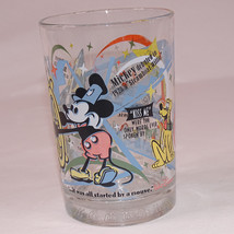 Vintage Disney Anniversary Glass 100 Years Magic Cup Steamboat McDonalds... - $10.69