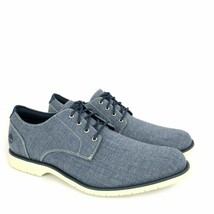 TIMBERLAND MEN&#39;S WOODHULL DENIM CANVAS OXFORD SHOES A1XRZ SIZE : 7 - £54.82 GBP