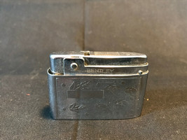 Old Vtg Bentley Decorative Cigarette Lighter With Name Plate Silver Tone - $39.95
