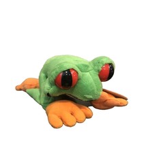 RainForest Cafe Green Tree Frog 10” Cha Cha Plush Stuffed Animal Wild Bunch Tags - £8.56 GBP