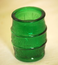 Mini Green Barrel Mug Shot Glass Toothpick Holder - $9.89