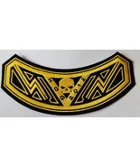 Harley Davidson Owners Group HOG 2012 Membership Golden Skull Rocker Pat... - $9.99