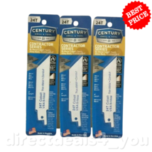 Century 07424 4" 24T Contractor Bi-Metal Saw Blades Pack of 3 - $16.82