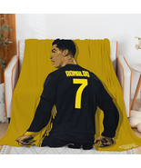 Sofa Blankets for Winter Cristiano Ronaldo Microfiber Bedding Custom War... - £38.87 GBP
