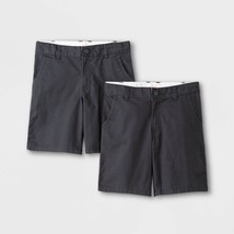 NEW Boys&#39; 2pk Flat Front Chino Shorts - Cat &amp; Jack™ 12 - $20.53 CAD