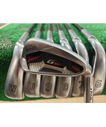 Ping G410 Black Dot Golf Iron Set 5-PW,UW Stiff Flex Graphite Shaft - $522.50