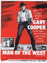 Man of the West 1958 ORIGINAL Vintage 9x12 Industry Ad Gary Cooper Julie... - £31.18 GBP