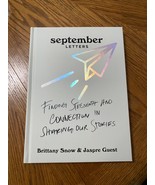 Brittany Snow SIGNED BOOK September Letters Hardcover ACTRESS - £94.62 GBP