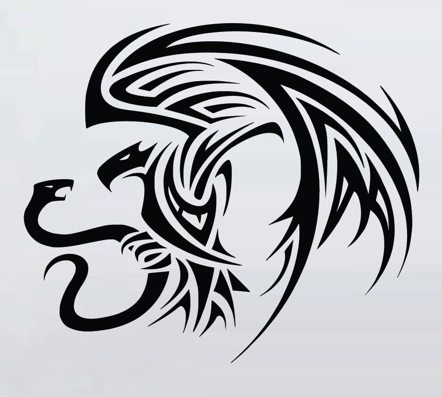 Tribal Mexican Eagle Vinyl Decal Sticker - Fits on Any Car or Truck Wind... - $0.99