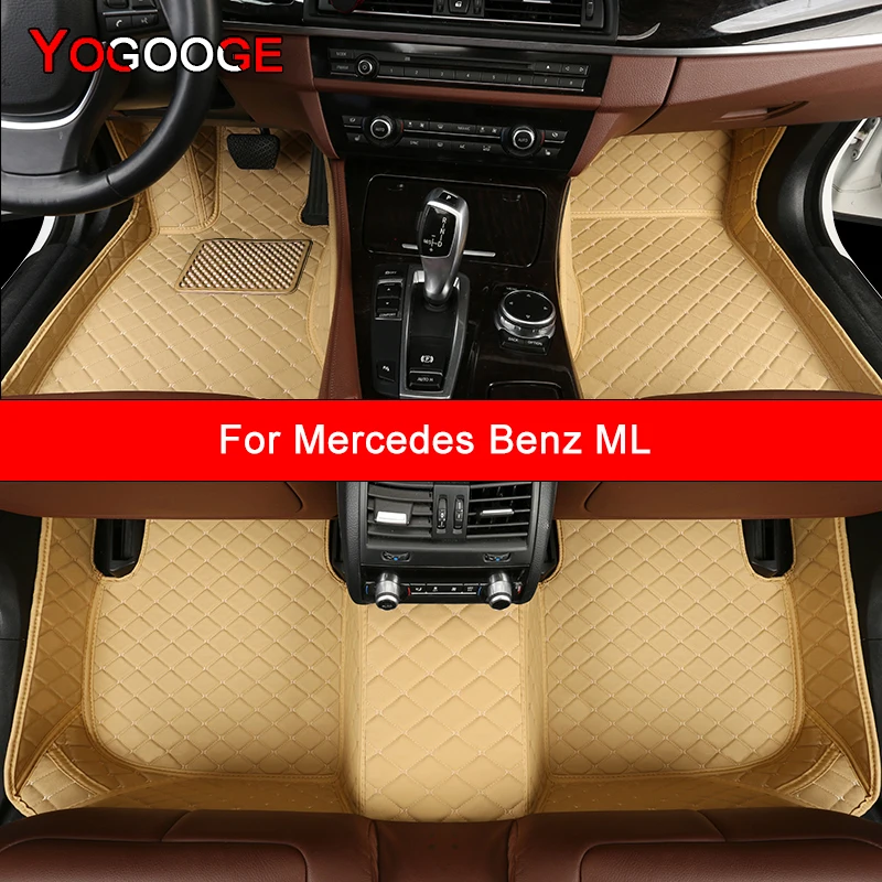 YOGOOGE  Custom Car Floor Mats For Mercedes Benz ML W164 W166 Auto Acces... - £64.87 GBP