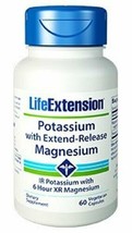 MAKE OFFER! 3 Pack Life Extension Potassium Extend-Release Magnesium 60 veg caps image 2