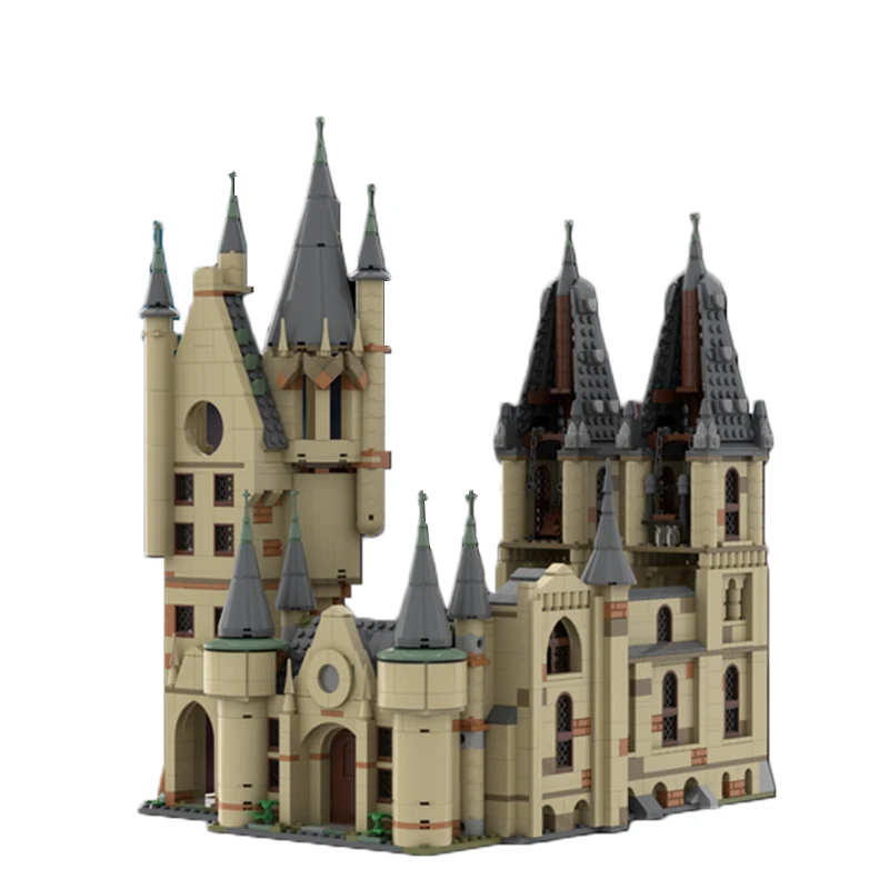 1360pcs Classic Movie Scene Bell Tower Building Block Castle Model Assembly - £178.79 GBP