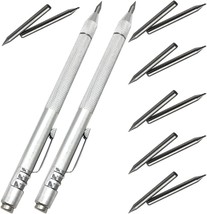 NEPAK 2 Pack Tungsten Carbide Scriber with Magnet,with Extra 12 Replacem... - £15.79 GBP