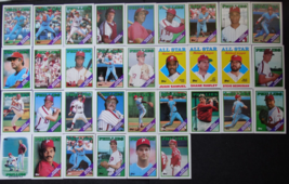 1988 Topps Philadelphia Phillies Team Set of 33 Baseball Cards - £2.79 GBP