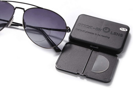 Oushiun Stick-On Bifocal Lenses Readers Stick Magnifying Adhesive Reading Lenses - £14.68 GBP