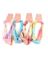 Nollia Ladies Criss Cross Elastic Stretch Headbands 4 Pack Tie Dye Sprin... - $29.02