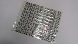 OEM 10 Lot Chevy Monte Carlo Trunk Rear Emblem Name Plate Badge Sign 103... - £38.93 GBP