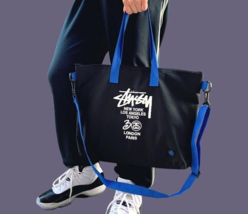Stussy 2010 Fall Collection 2WAY Shoulder Bag W480×H330×D80mm Black - £38.78 GBP