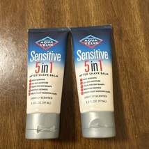 2 Pack Aqua Velva Sensitive 5-in-1 After Shave Balm Lightly Scented, 3.3... - $46.74